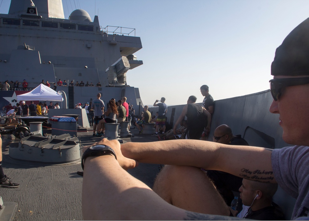 USS SAN ANTONIO STEEL BEACH