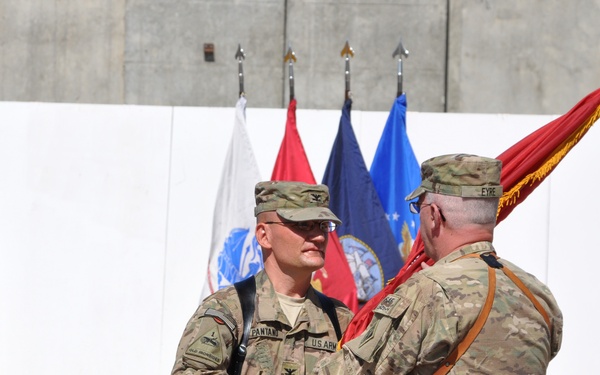 Passing TAN Colors to Division Commander