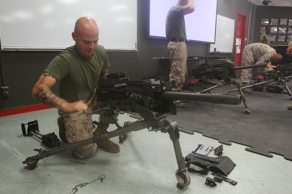 Motor Transport Marine adds machine gun skills to toolbox