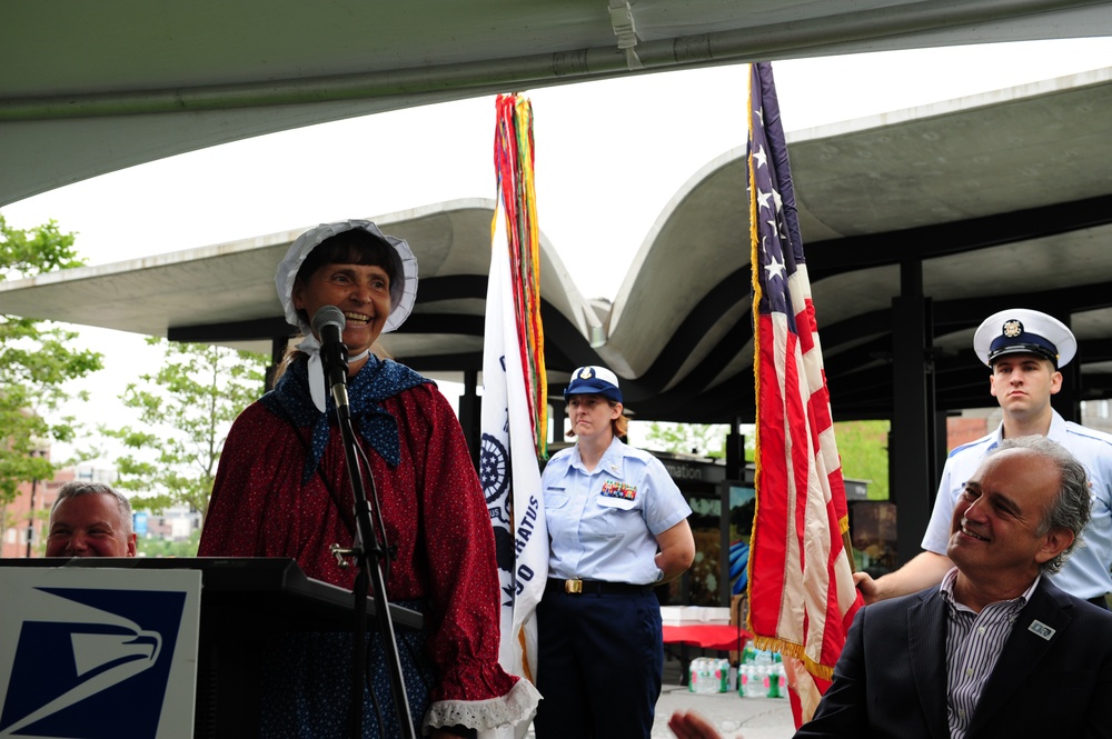 Boston Light keeper speaks at US Postal Service ceremony