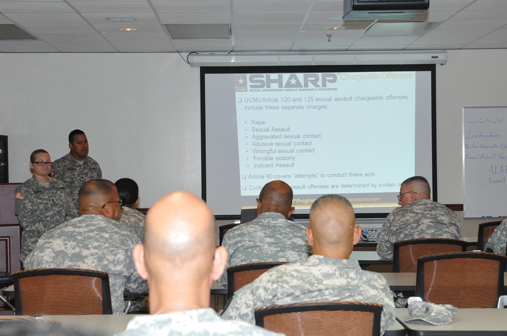 1st Mission Support Command trains on SHARP