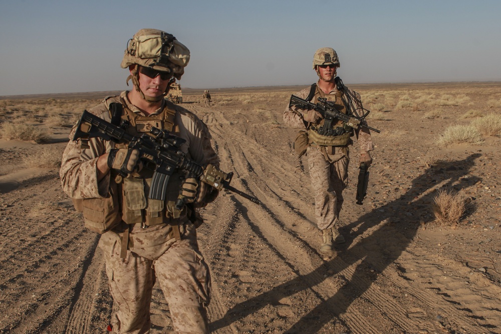 DVIDS - Images - Marines with Echo Co., 2/8 Conduct a Security Patrol ...