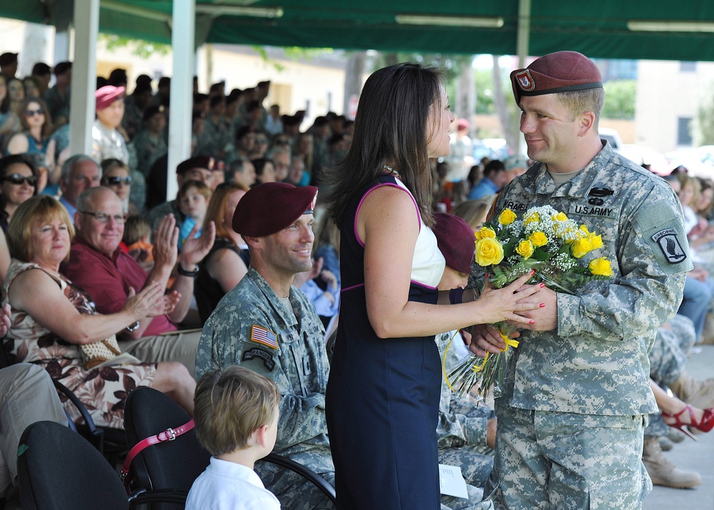 2nd Battalion (Airborne), 503rd Infantry change of command