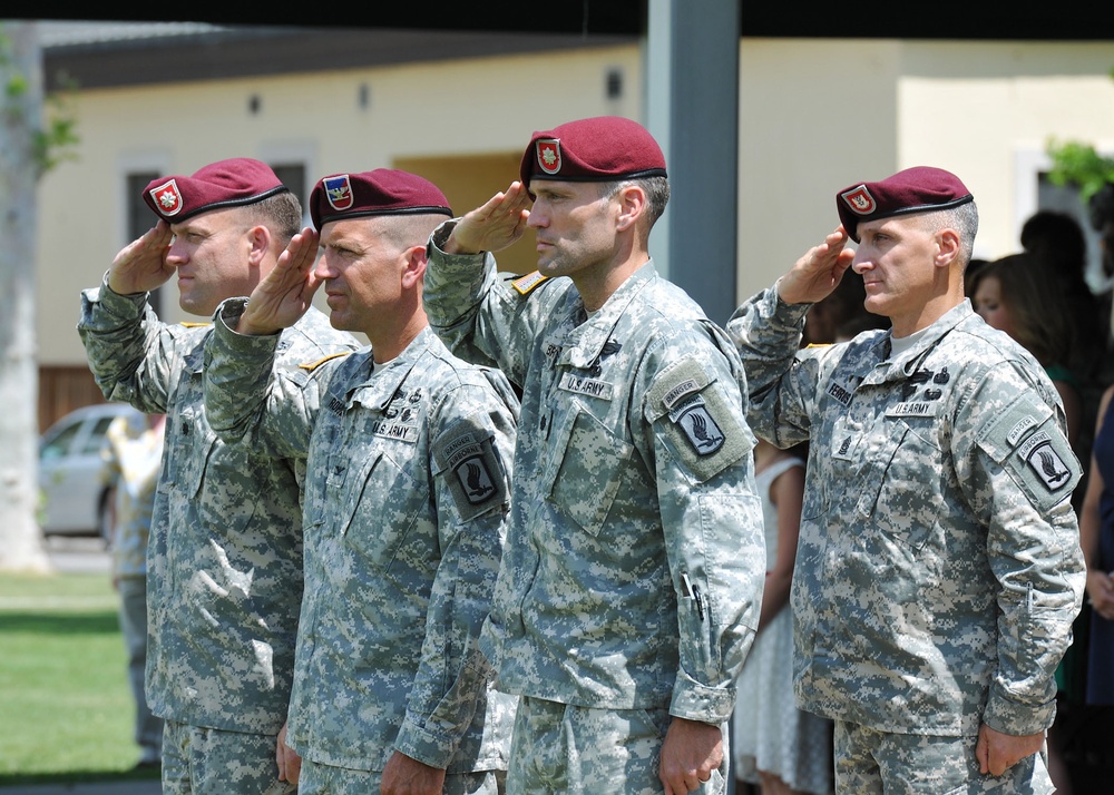 2nd Battalion (Airborne), 503rd Infantry change of command