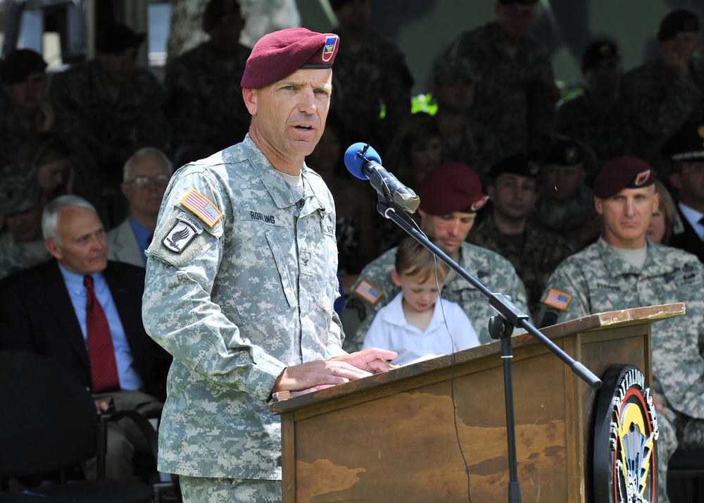 2nd Battalion (Airborne), 503rd Infantry change of command