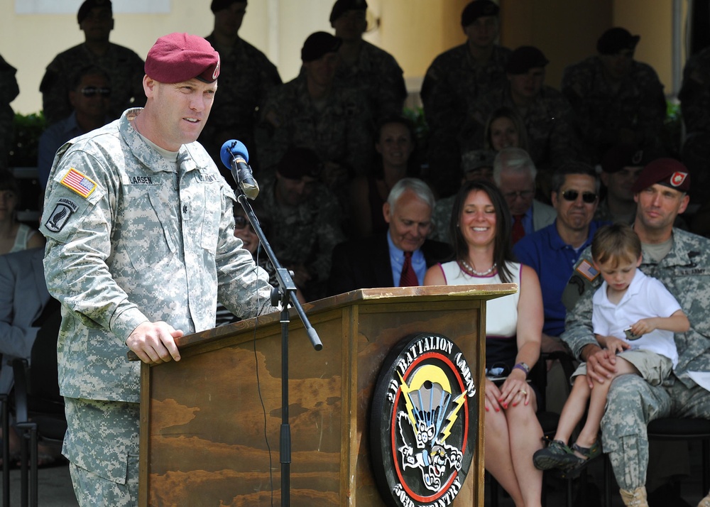 2nd Battalion (Airborne), 503rd Infantry change of command