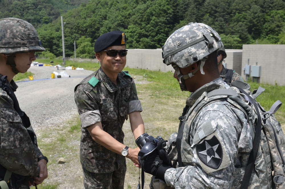 501st CBRNE Company join forces with 24th ROKA Battalion