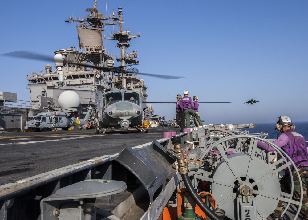 26th MEU Flight Deck Operations aboard USS Kearsarge (LHD 3)