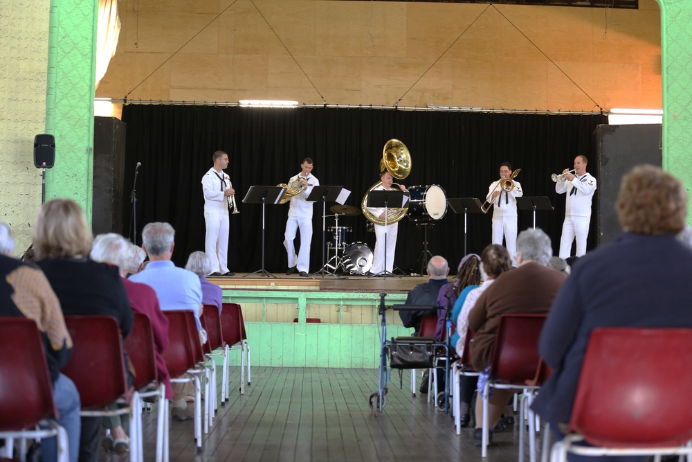 Navy band brings jazz down under