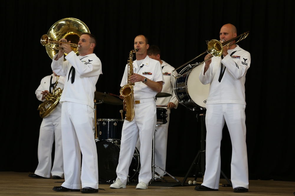 Navy band brings jazz down under