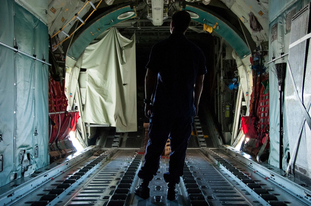 Coast Guard performs equipment maintenance