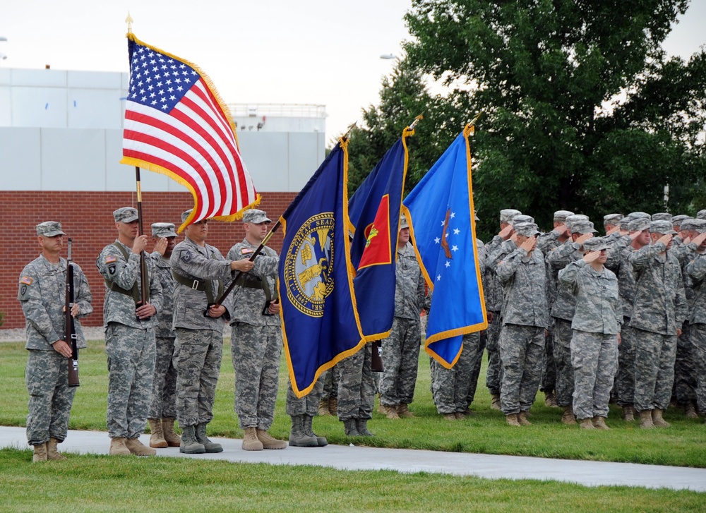 Nebraska National Guard Adjutant General Change of Command