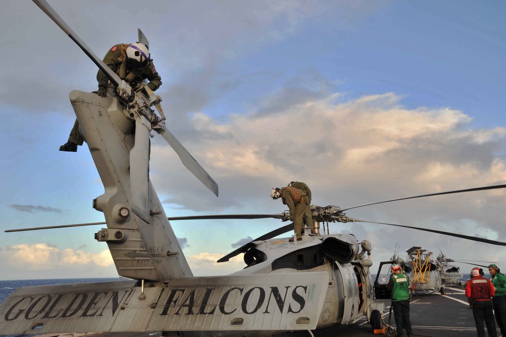 USS George Washington flight deck operations