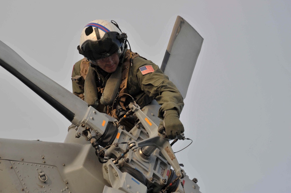 USS George Washington flight deck operations