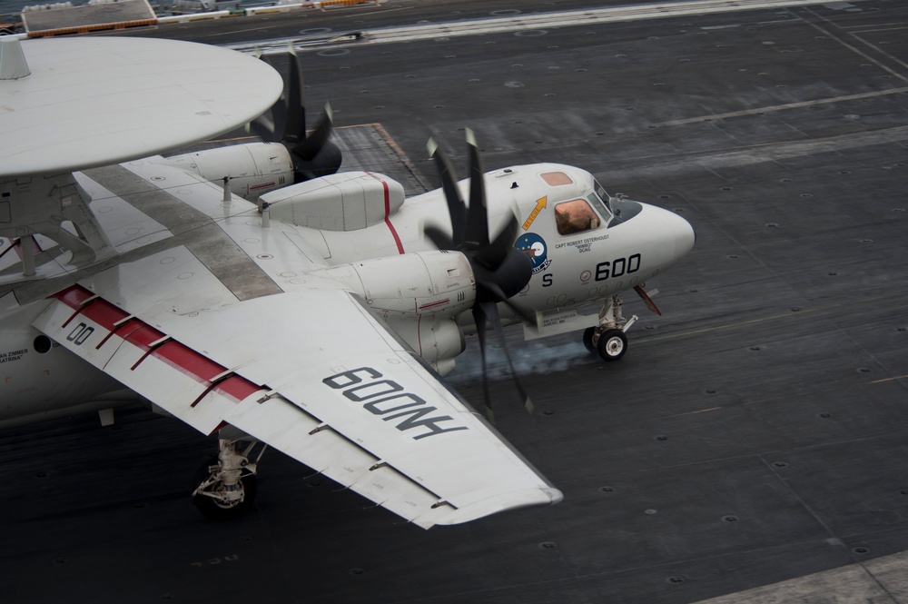 Nimitz flight deck action