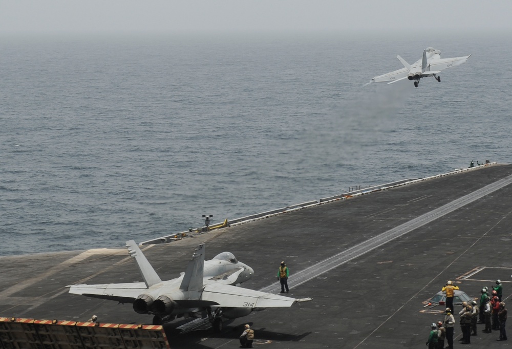 Nimitz flight deck operations