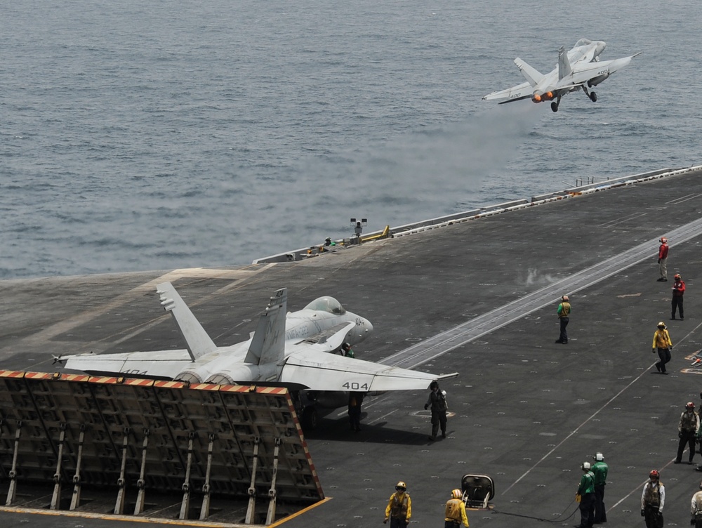 Nimitz flight deck operations