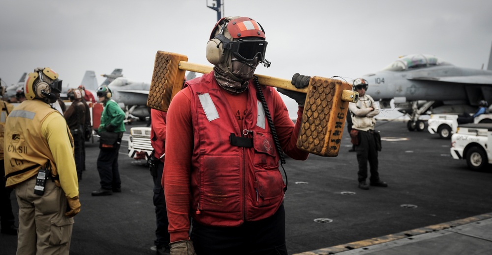 Nimitz flight deck operations