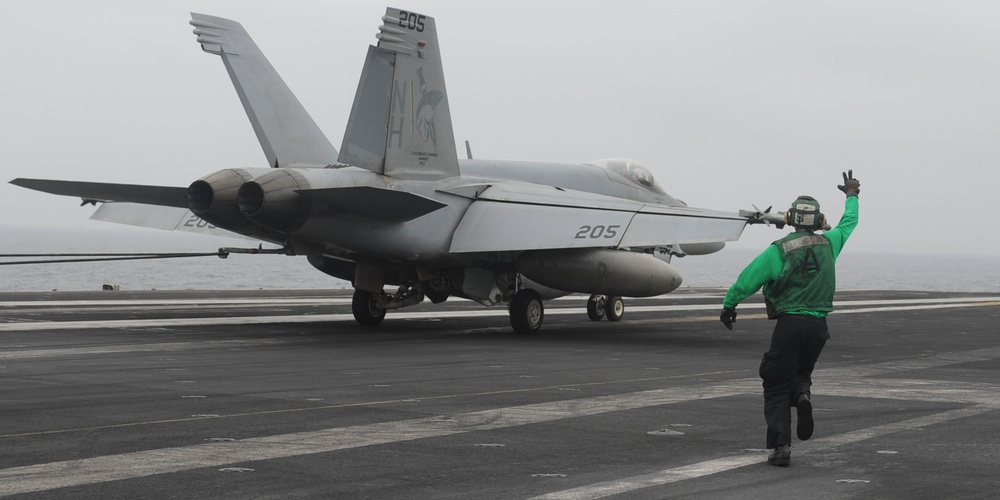 Nimitz flight deck operations