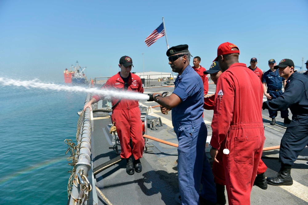 USS William P. Lawrence action