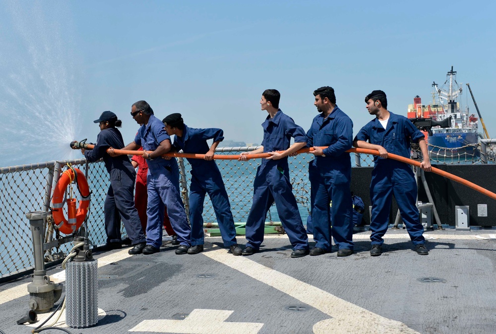 USS William P. Lawrence action