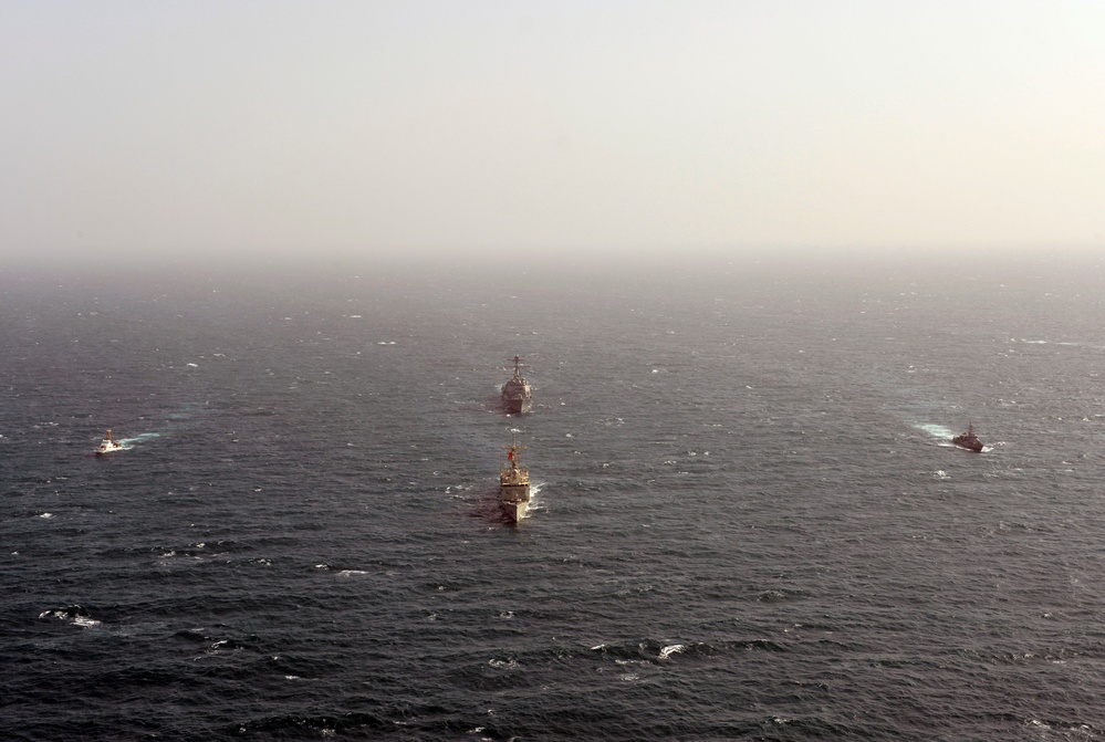 USS William P. Lawrence action