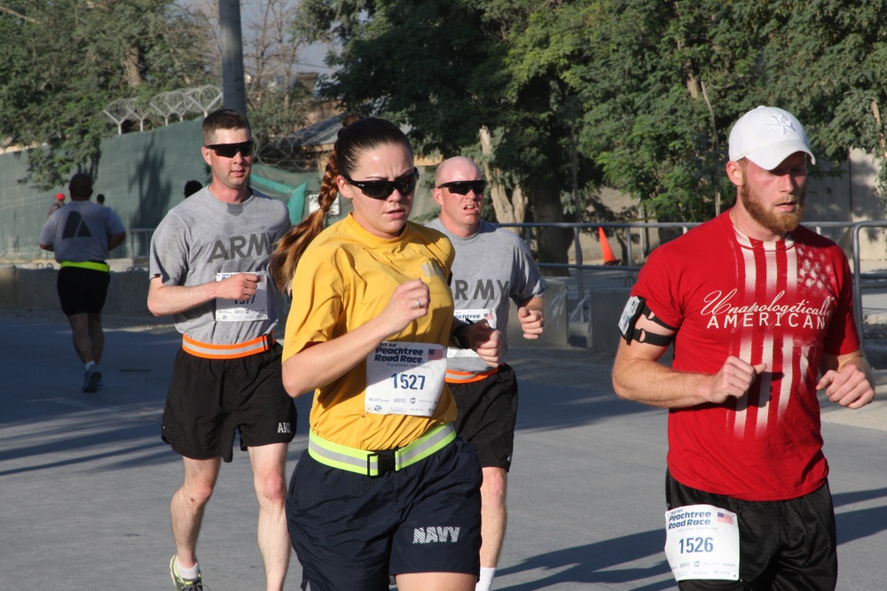 Peachtree 10k Road Race in Afghanistan