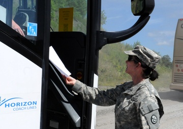 Army assists at health checkpoint for arriving scouts