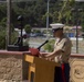 Memorial garden dedicated to fallen Marines