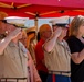 Memorial garden dedicated to fallen Marines