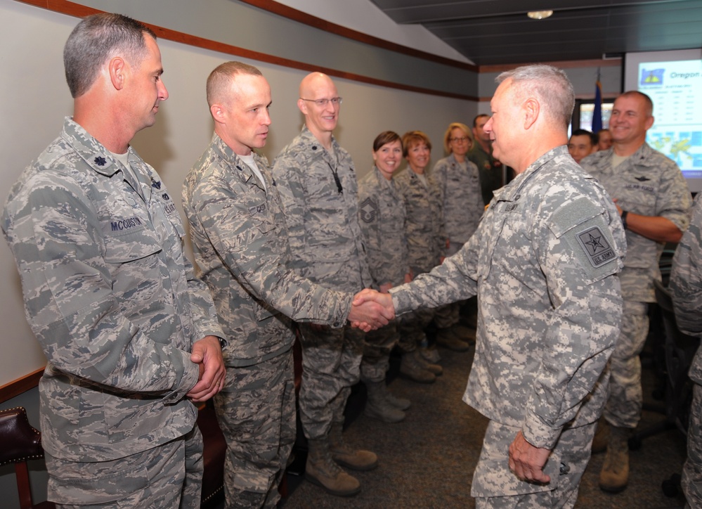 National Guard Chief visits Portland