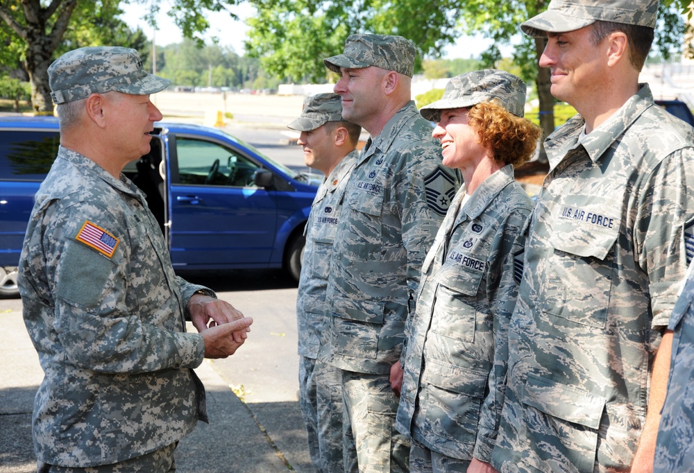 National Guard Chief visits Portland