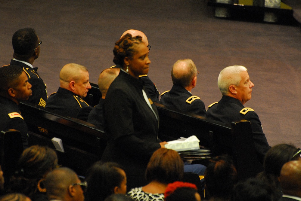 Command Sgt. Maj. Andrea Powell funeral