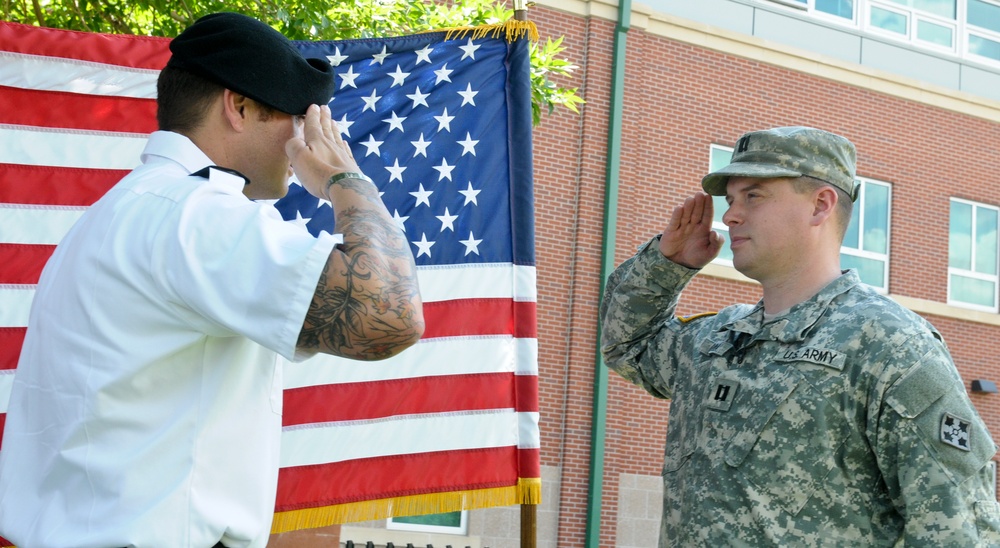 First salute