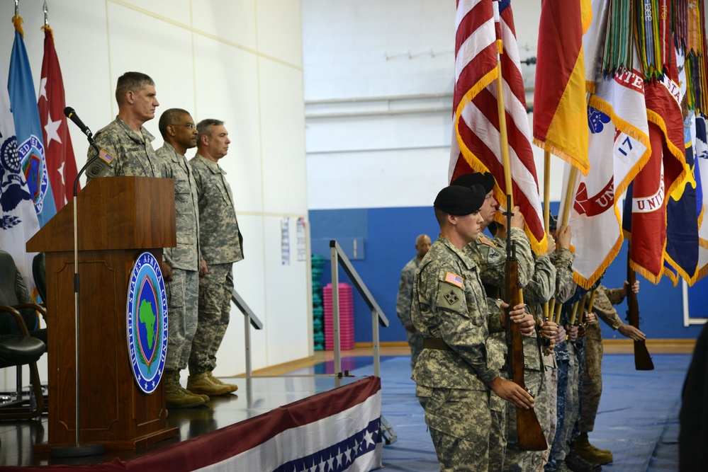 AFRICOM change of responsibility