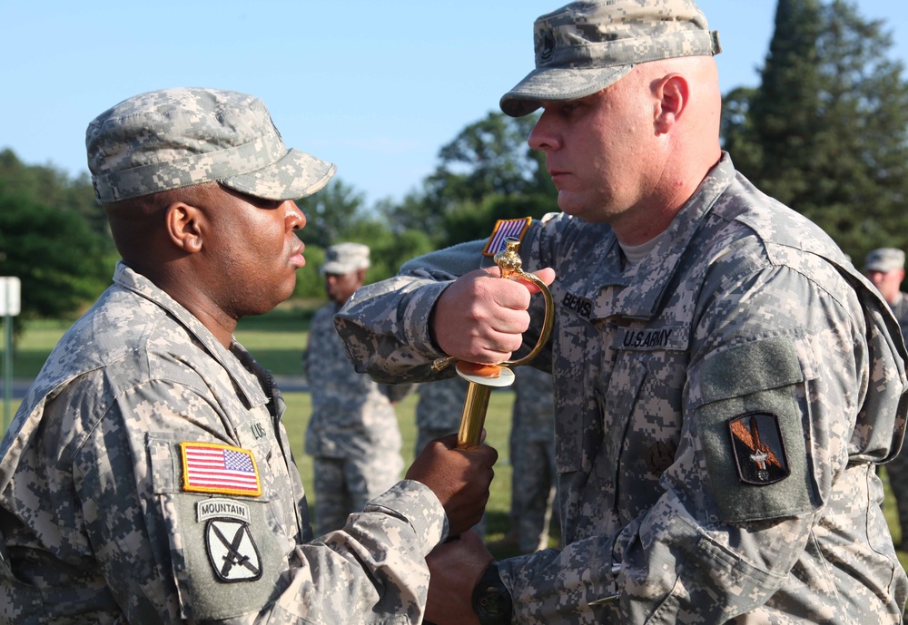 55th Signal Company (COMCAM) change of responsibility ceremony