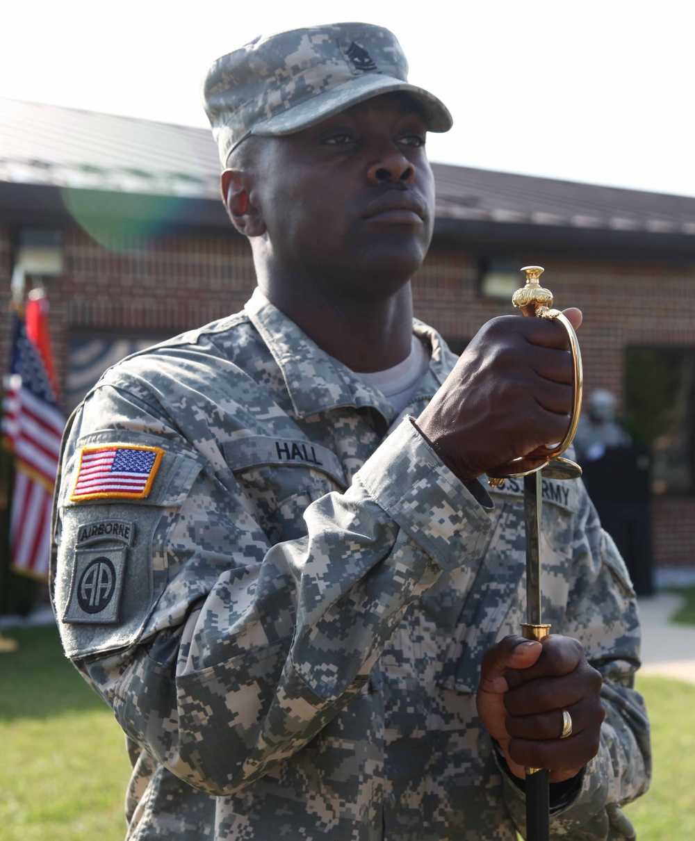 55th Signal Company (COMCAM) change of responsibility ceremony