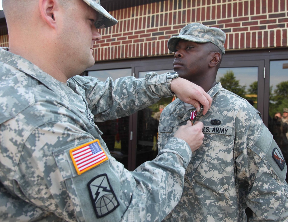 55th Signal Company (COMCAM) change of responsibility ceremony