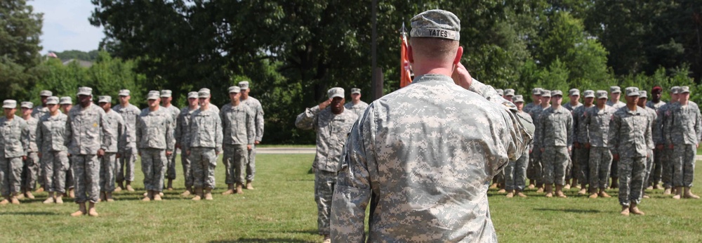 55th Signal Company (COMCAM) change of responsibility ceremony