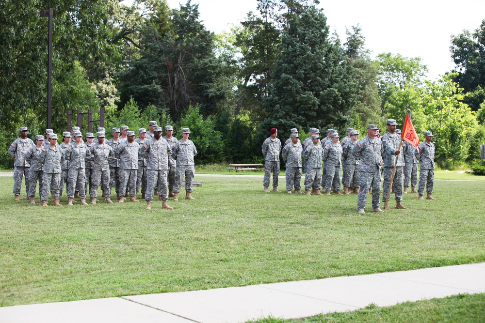 55th Signal Company (COMCAM) change of responsibility ceremony