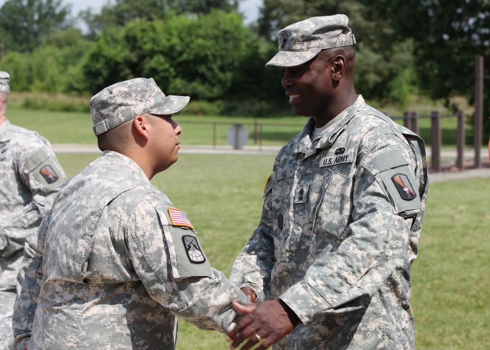 55th Signal Company (COMCAM) Change of Responsibility Ceremony