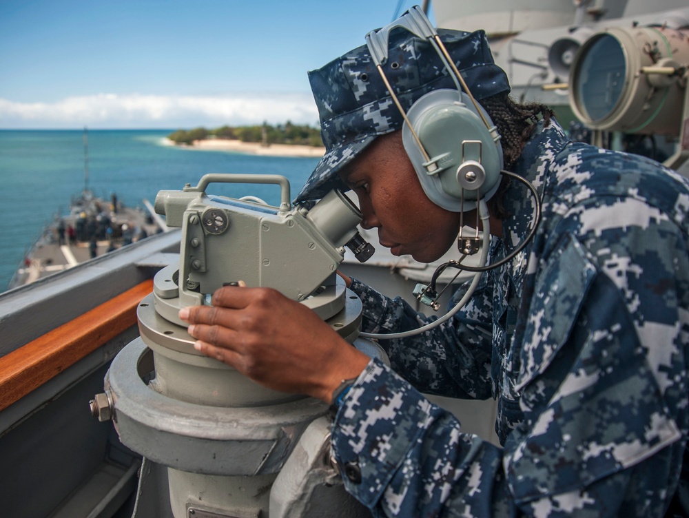 USS Chafee operations