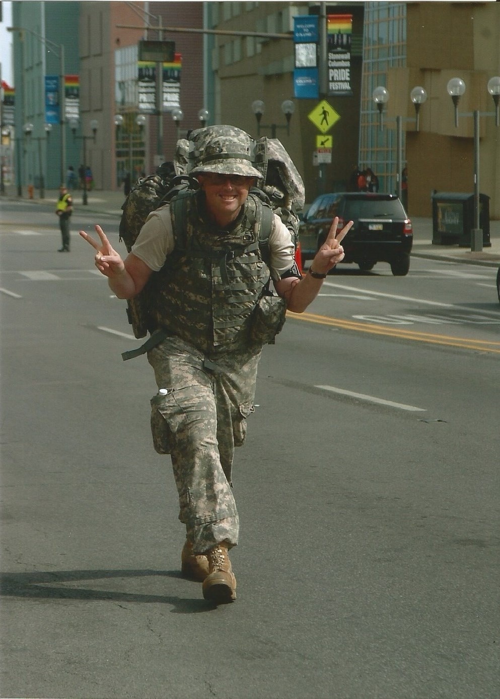 One soldier’s marathon quest for fitness