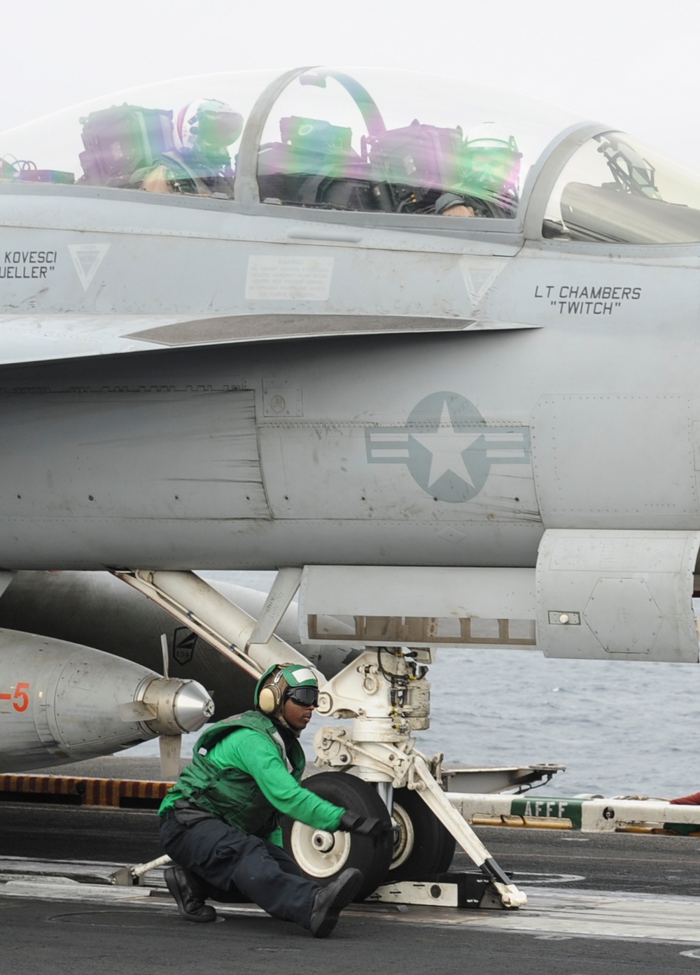 USS Nimitz flight deck operations