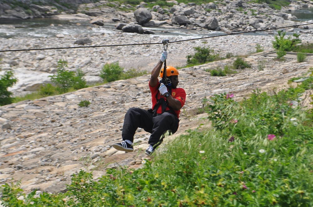 Relieving stress and anxiety outdoors