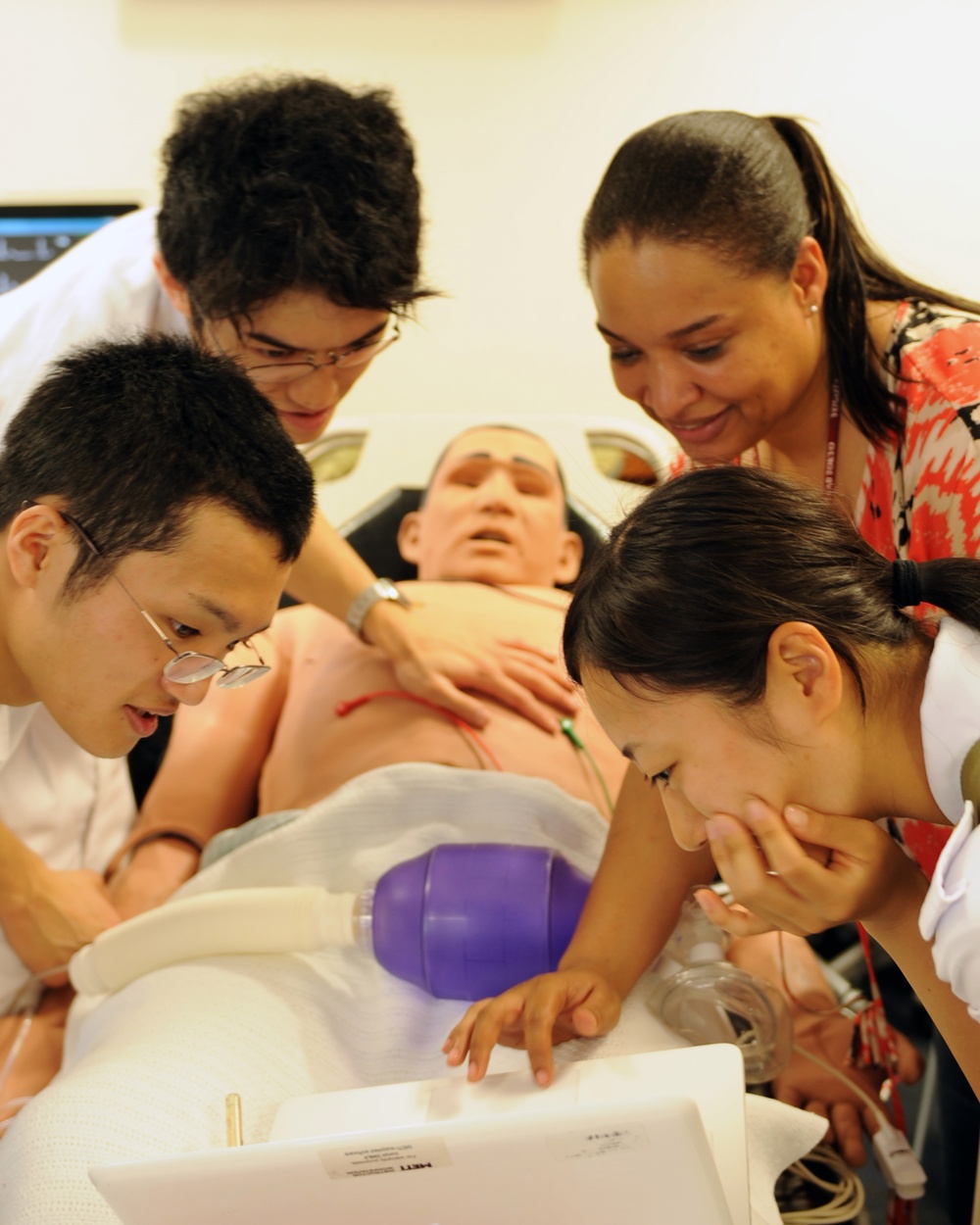 Japanese medical students visit 374th MDG