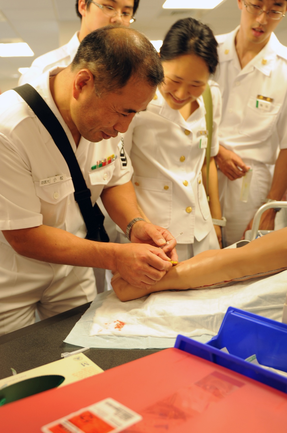 Japanese medical students visit 374th MDG