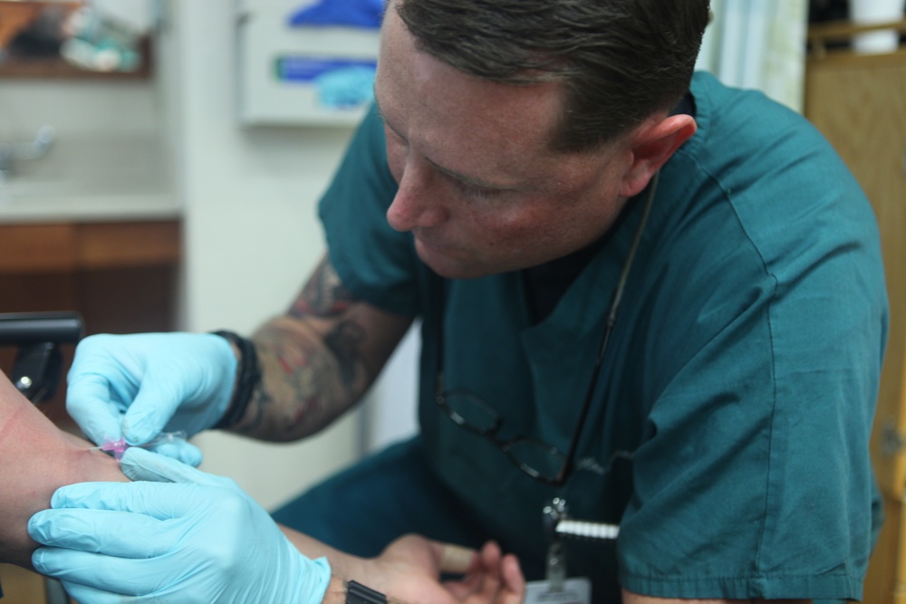 Program aboard base creates medical opportunities for Marines and Sailors