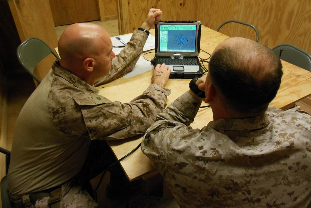 Combat patrols link to map-based application