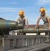 363rd Training Squadron places inert MK 82 LD munitions onto 40-foot rail set